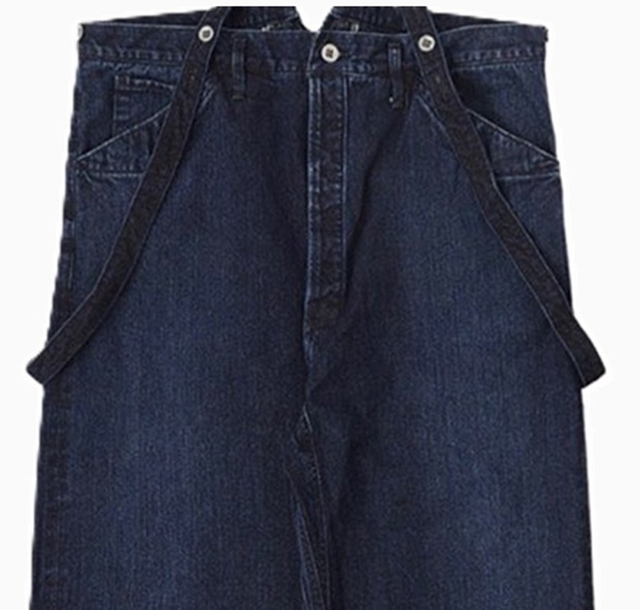 LAST PCS: VISVIM SOCIAL SCULPTURE KAFKA BRACES PANTS DMGD - INDIGO PRE ORDER ITEM (預訂中)