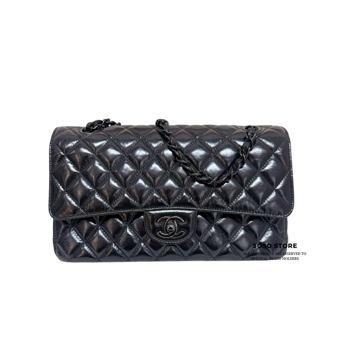 Chanel Flap Bag 25cm - So Black / Bhw