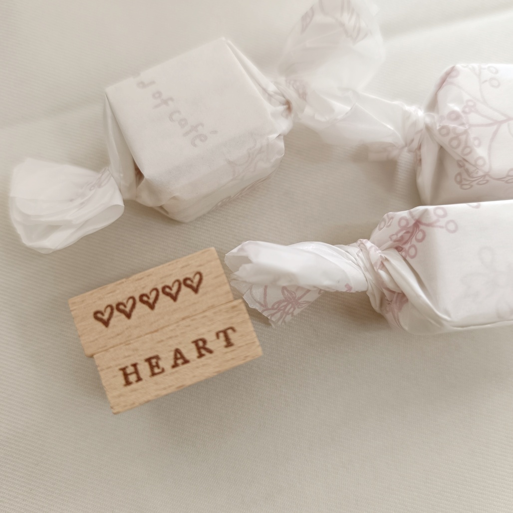 A Kind of cafe什物．HEART & ❤️❤️❤️❤️❤️ 情人節組合 手帳文字小章