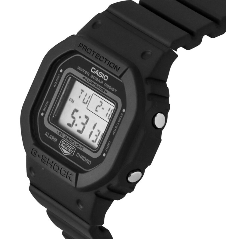 【CASIO 卡西歐】 G-SHOCK 原創經典設計 耐衝擊手錶 GMD-S5600BA-1