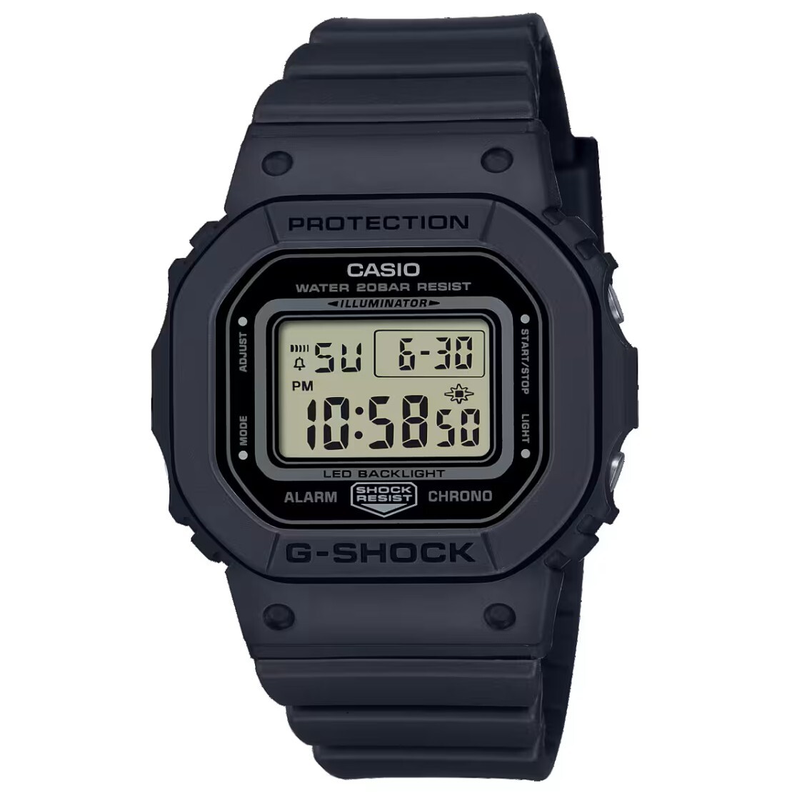 【CASIO 卡西歐】 G-SHOCK 原創經典設計 耐衝擊手錶 GMD-S5600BA-1