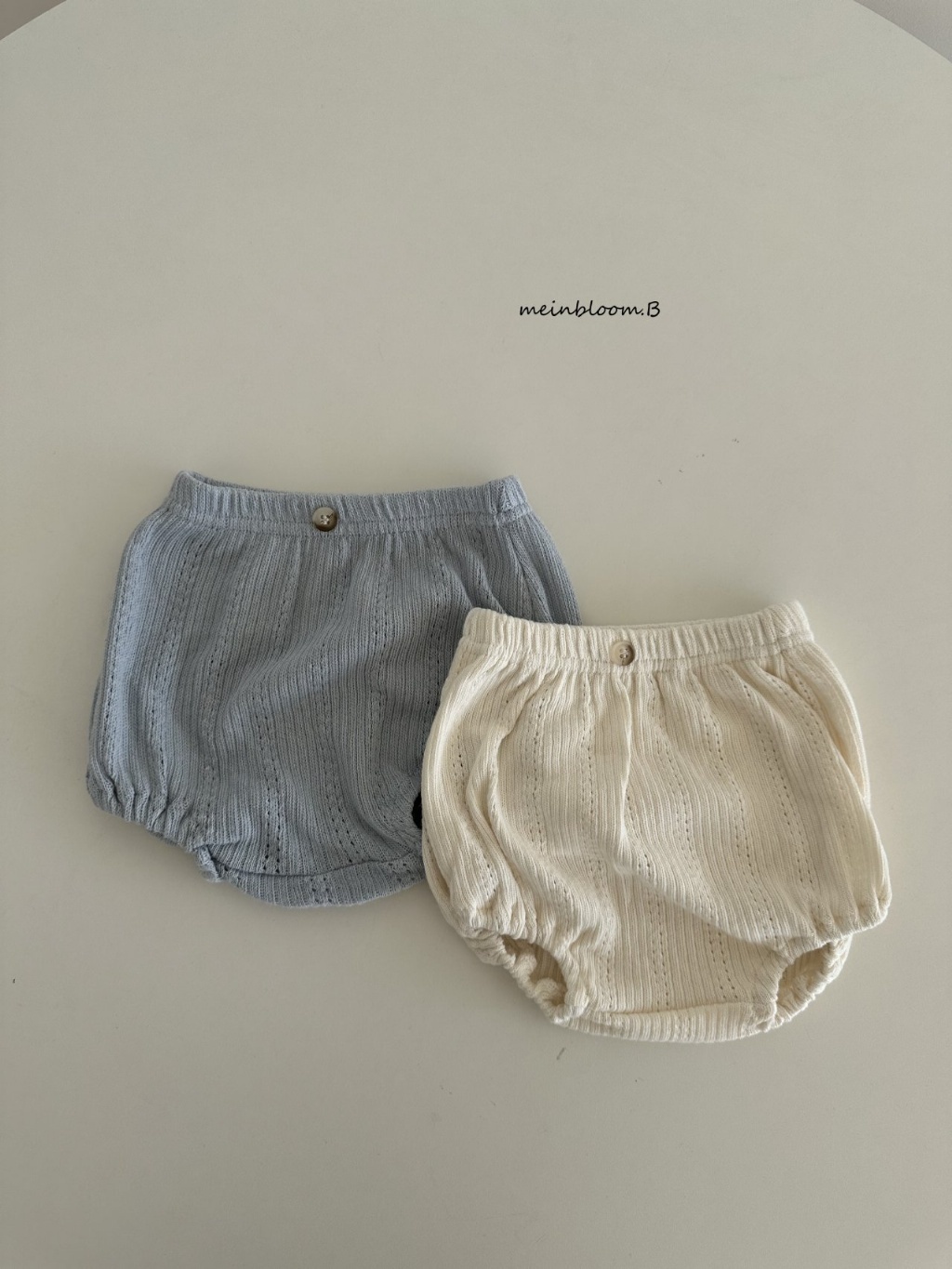 正韓春 Mien 兩色小鈕扣包屁褲