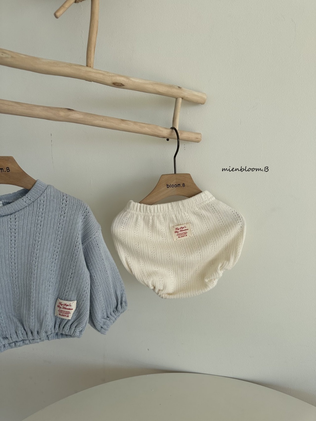 正韓春 Mien 兩色小鈕扣包屁褲