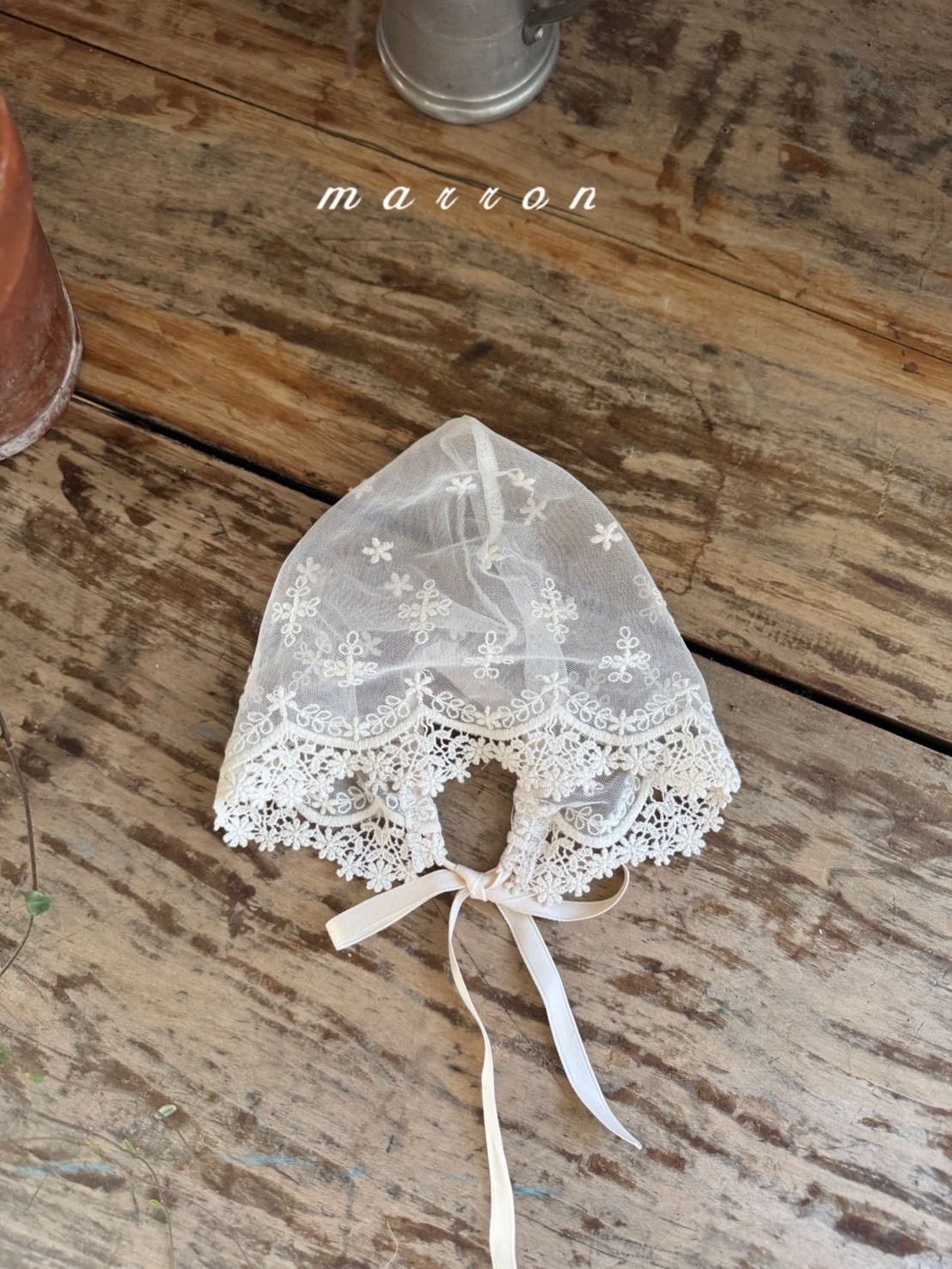 浪漫小徑蕾絲帽