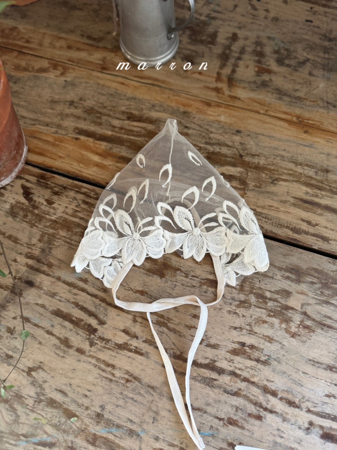 法式花園蕾絲帽