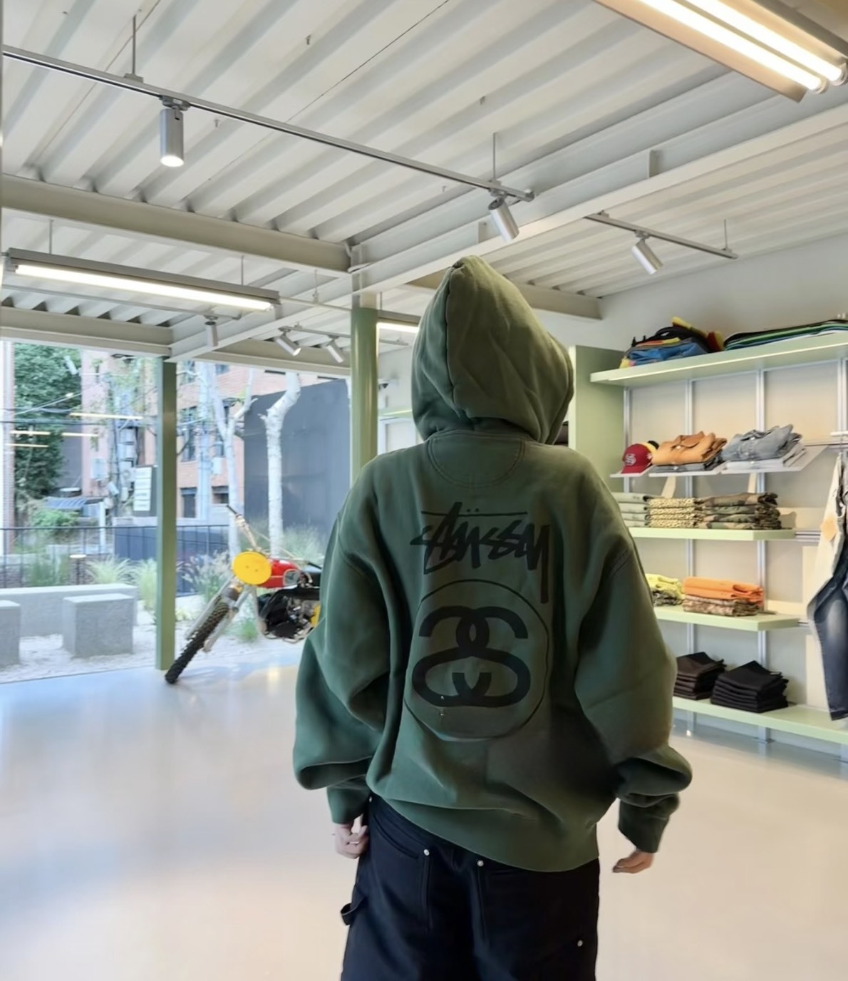 <老闆偷偷降價>Stüssy STUSSY STOCK LINK ZIP HOODIE PIGMENT DYED 雙S LOGO 水洗 拉鍊 連帽 外套 5色