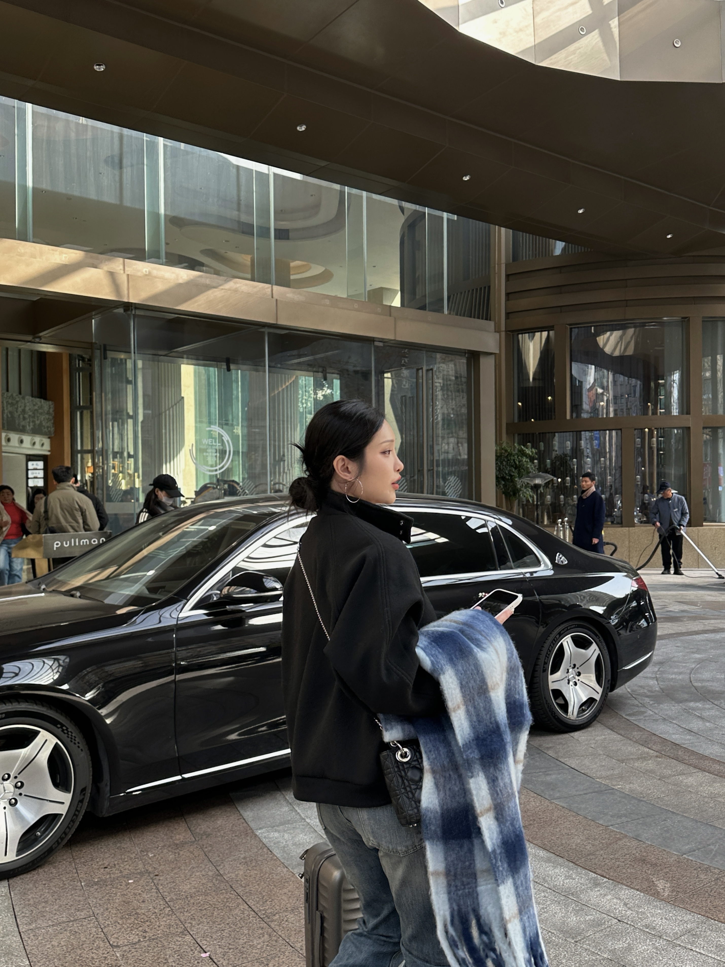 【現貨】Y16 微霧倫敦 黑色毛呢夾克