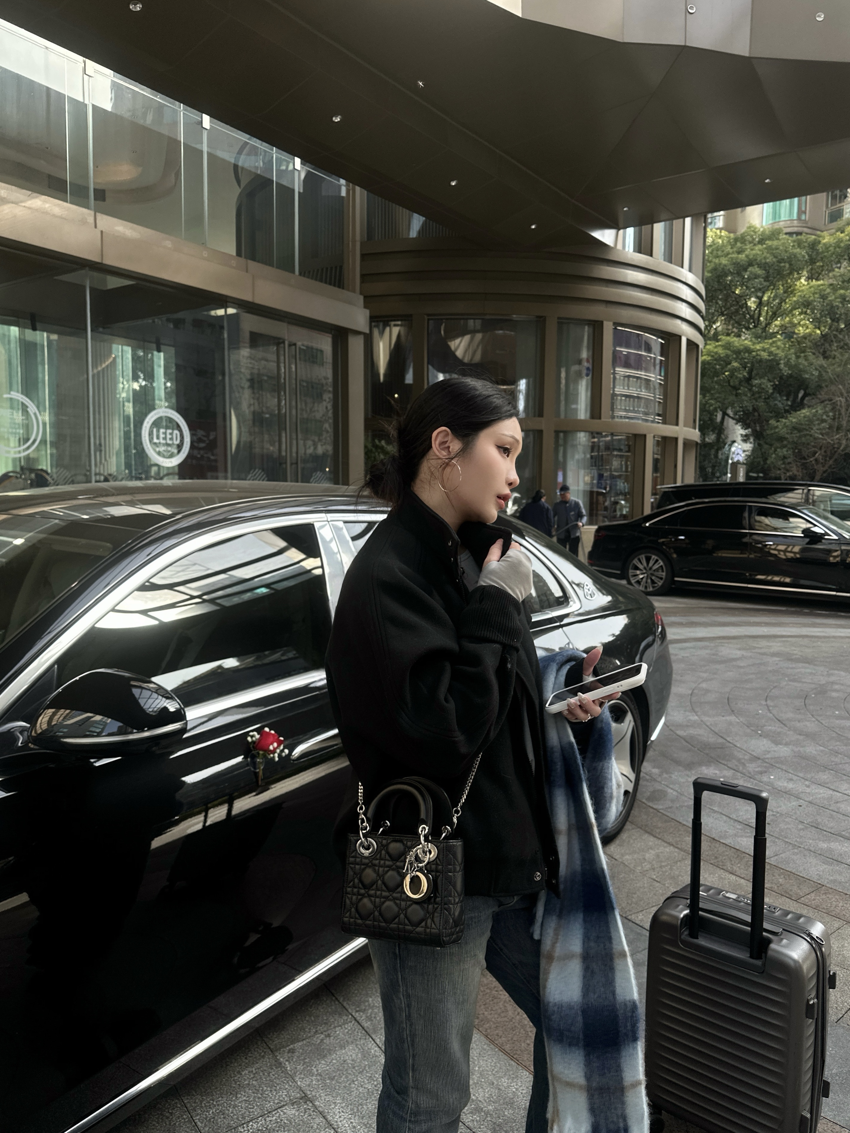 【現貨】Y16 微霧倫敦 黑色毛呢夾克