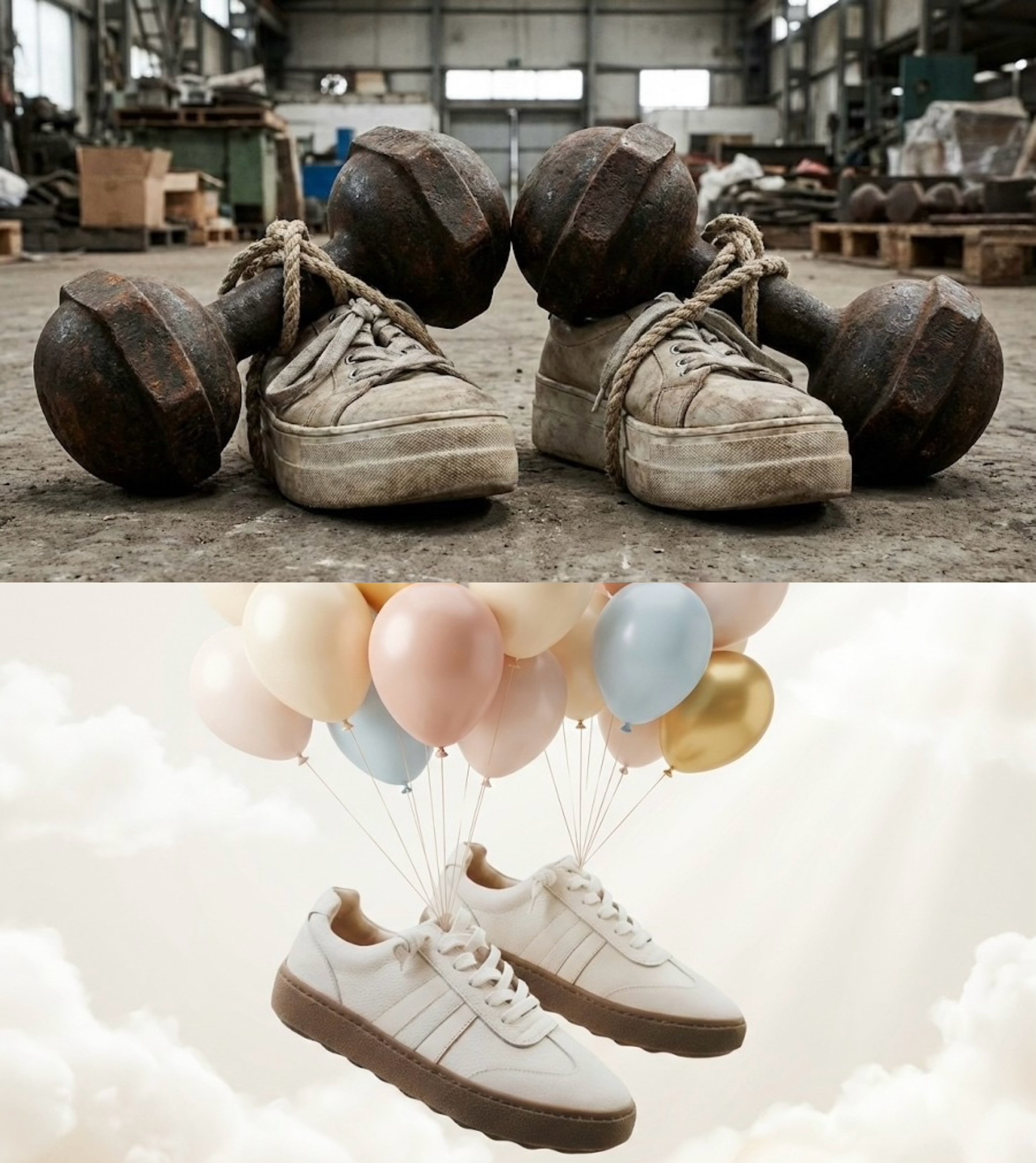 比較 Sanly Joy 輕量厚底鞋與市售沉重厚底鞋的差異，解析發泡橡膠大底的吸震與靜音優勢，強調選擇輕盈鞋款對於預防小腿變粗與膝蓋受傷的重要性。