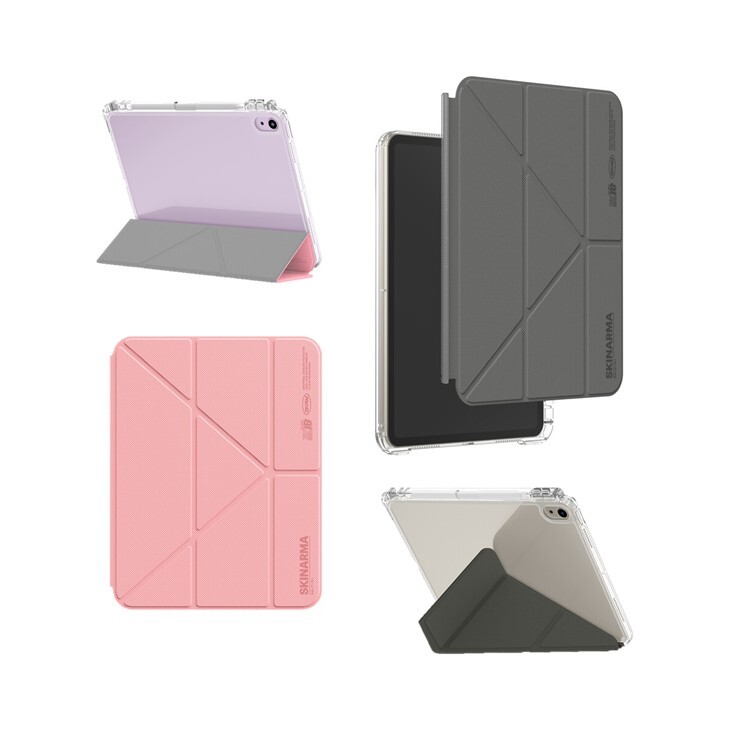 SKINARMA Zeta iPad Air 11" (M2-M3) / iPad Pro 11" (M4-M5) 可摺蓋帶筆槽平板保護套