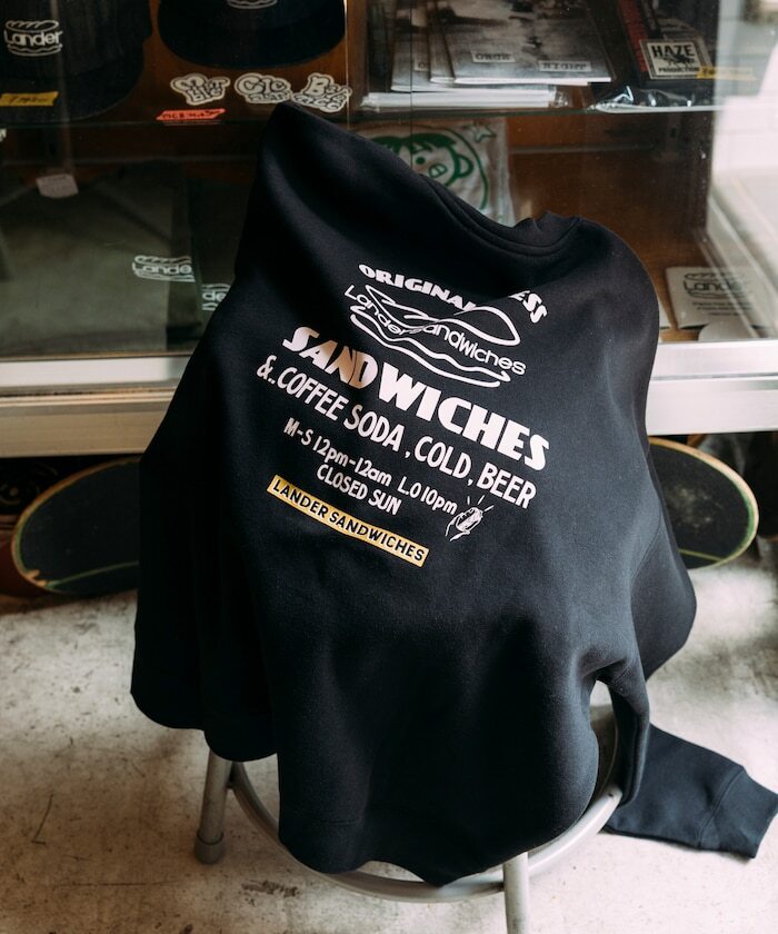 🇯🇵 FLANDER SANDWICHES x FREAK'S STORE 三明治 印花 大學T 長袖 內刷毛 / 預購