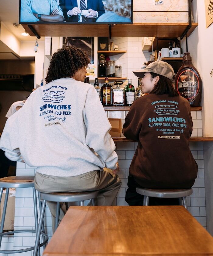 🇯🇵 FLANDER SANDWICHES x FREAK'S STORE 三明治 印花 大學T 長袖 內刷毛 / 預購