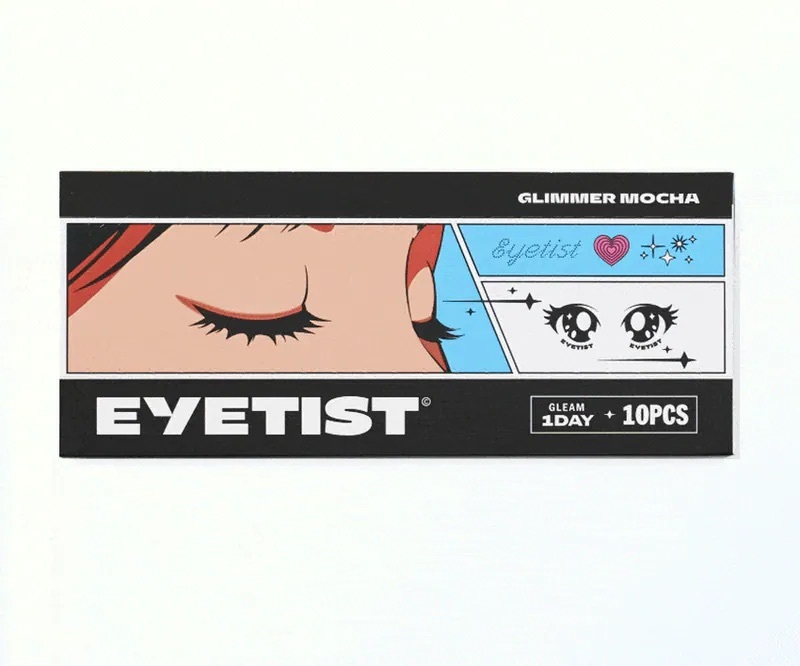 [日拋] EYETIST Muse Like 1 Day Glimmer Mocha 摩卡光環｜日拋彩妝隱形眼鏡｜每盒10片