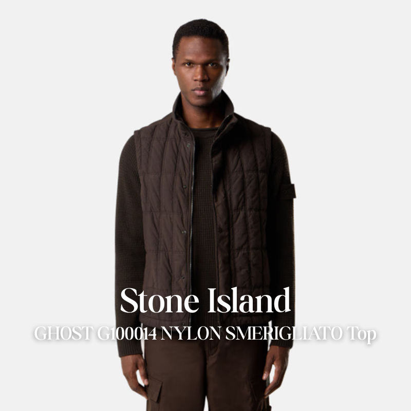 【代購】STONE ISLAND GHOST G100014 尼龍磨砂機能上衣