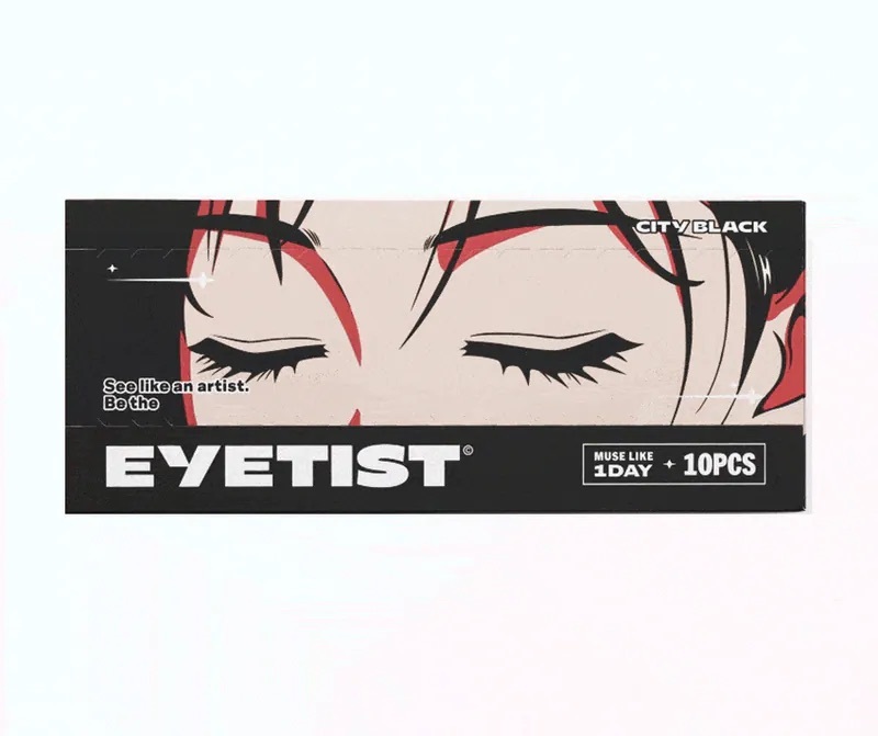 [日拋] EYETIST Muse Like 1 Day City Black 城市黑｜日拋彩妝隱形眼鏡｜每盒10片