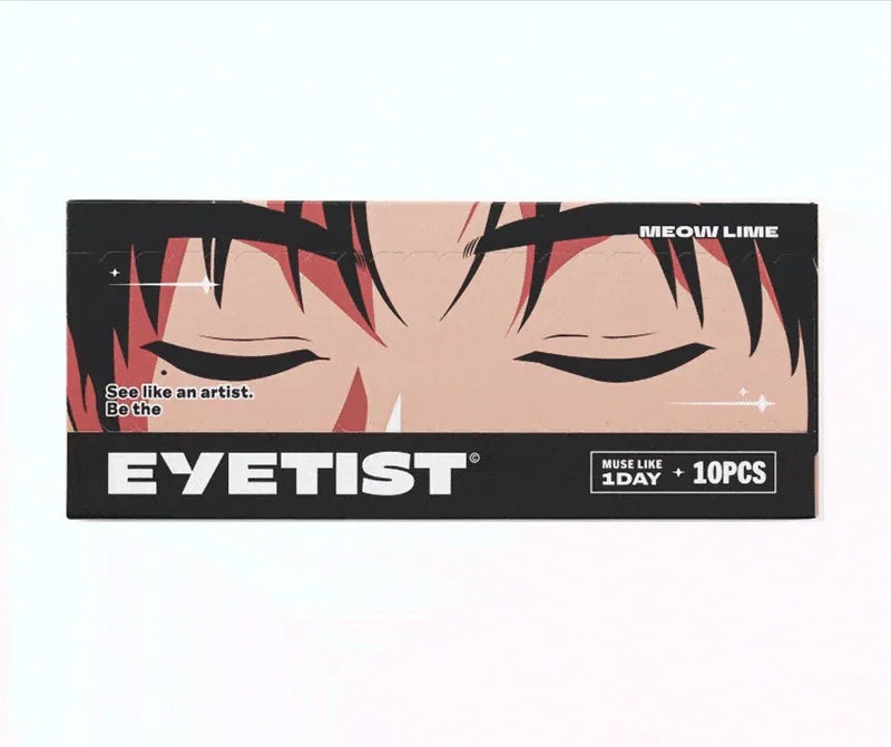 [日拋] EYETIST Muse Like 1 Day Meow Lime 清檸綠｜日拋彩妝隱形眼鏡｜每盒10片