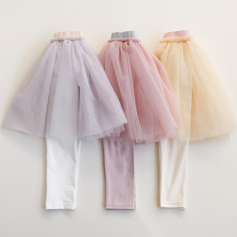 90-140 芭蕾舞紗裙裙褲 3色