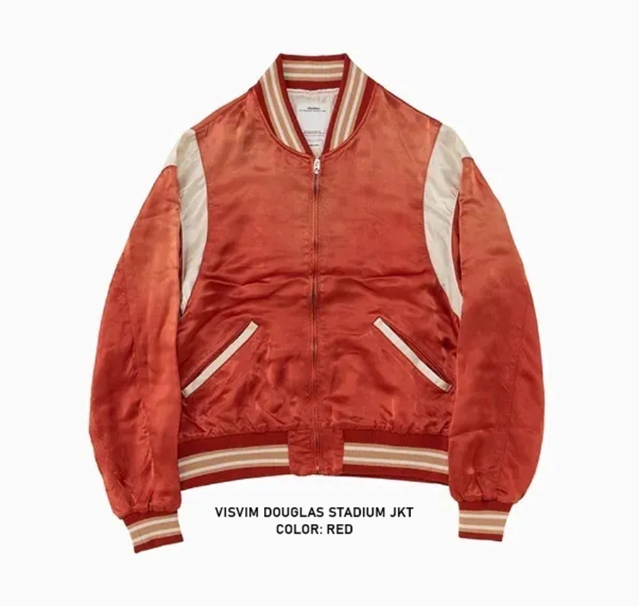 VISVIM DOUGLAS STADIUM JKT - RED PRE ORDER ITEM (預訂中)