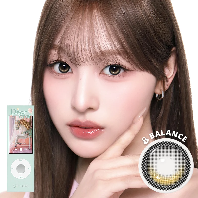 [RESCENE 同款] I-GIRL One Pick Dear One 1 Month Honey｜月拋彩妝矽水凝膠隱形眼鏡｜每盒2片