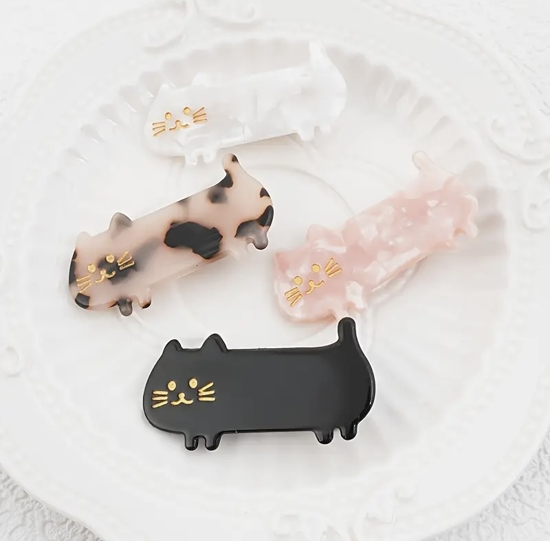 JP 可愛貓貓造型髮夾 隨機款 0128 0111 TK260122