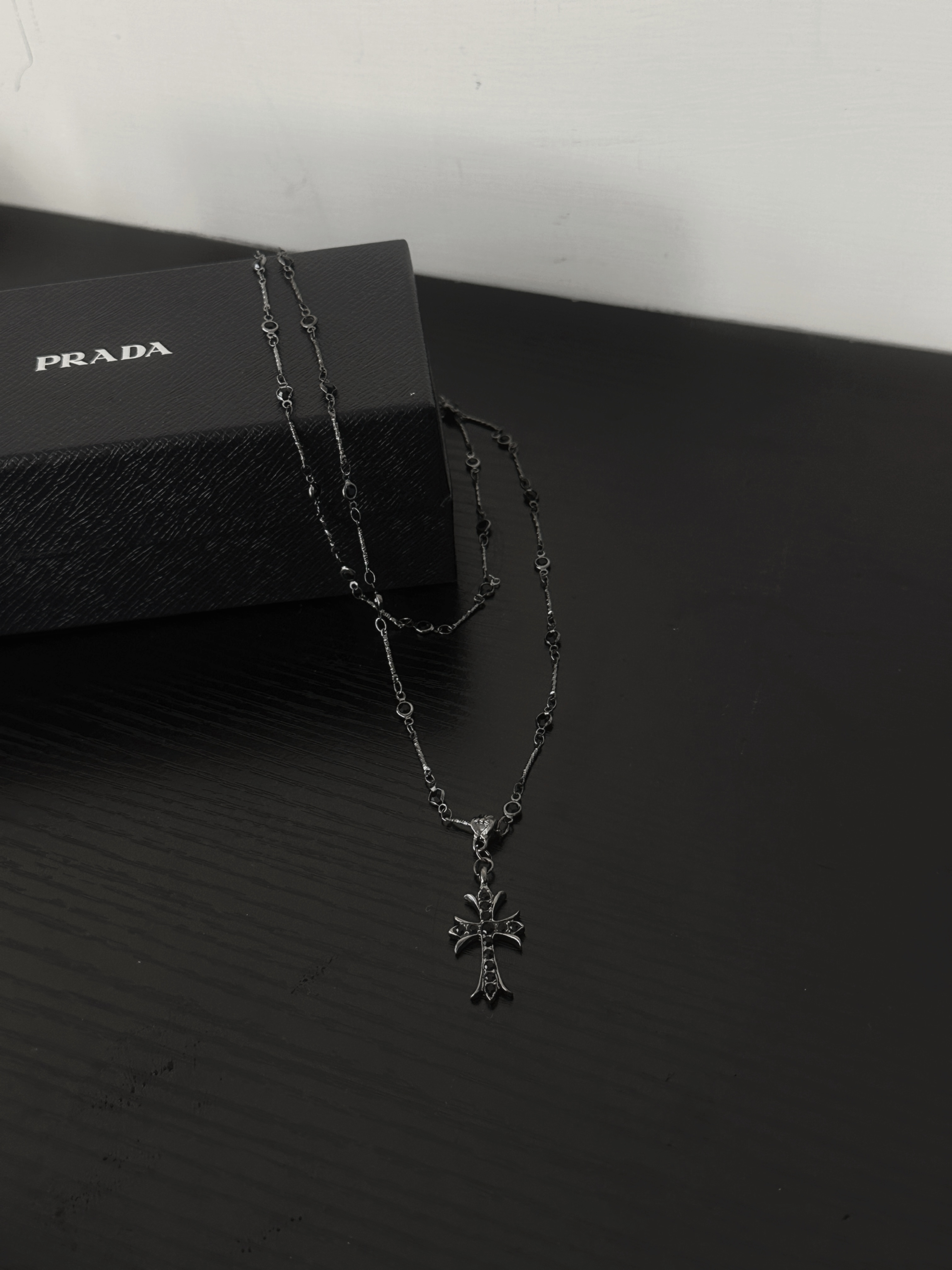 Smoked Mist 十字雙層接骨鏈