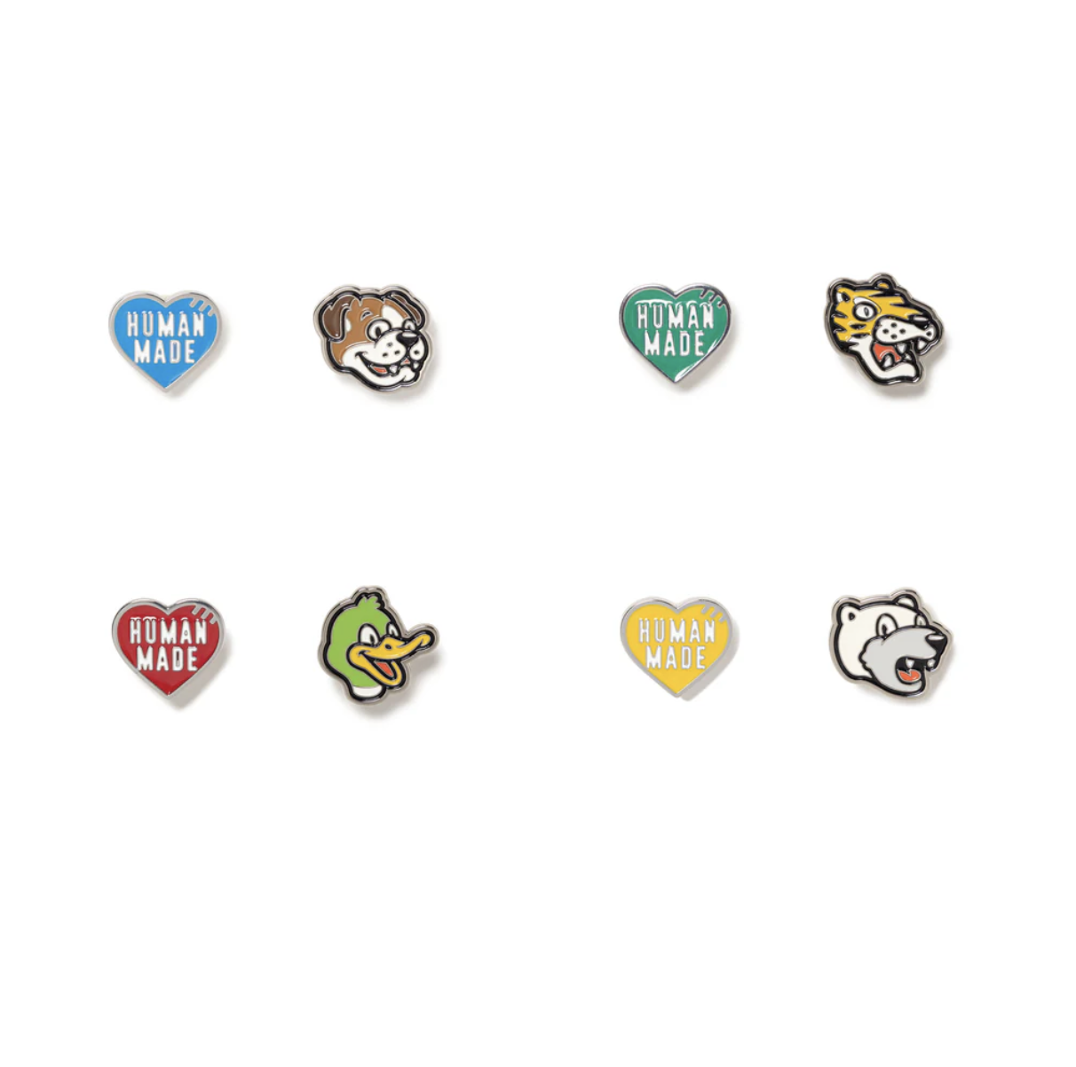 【HUMAN MADE】0124發售兩個一組 PINS SET