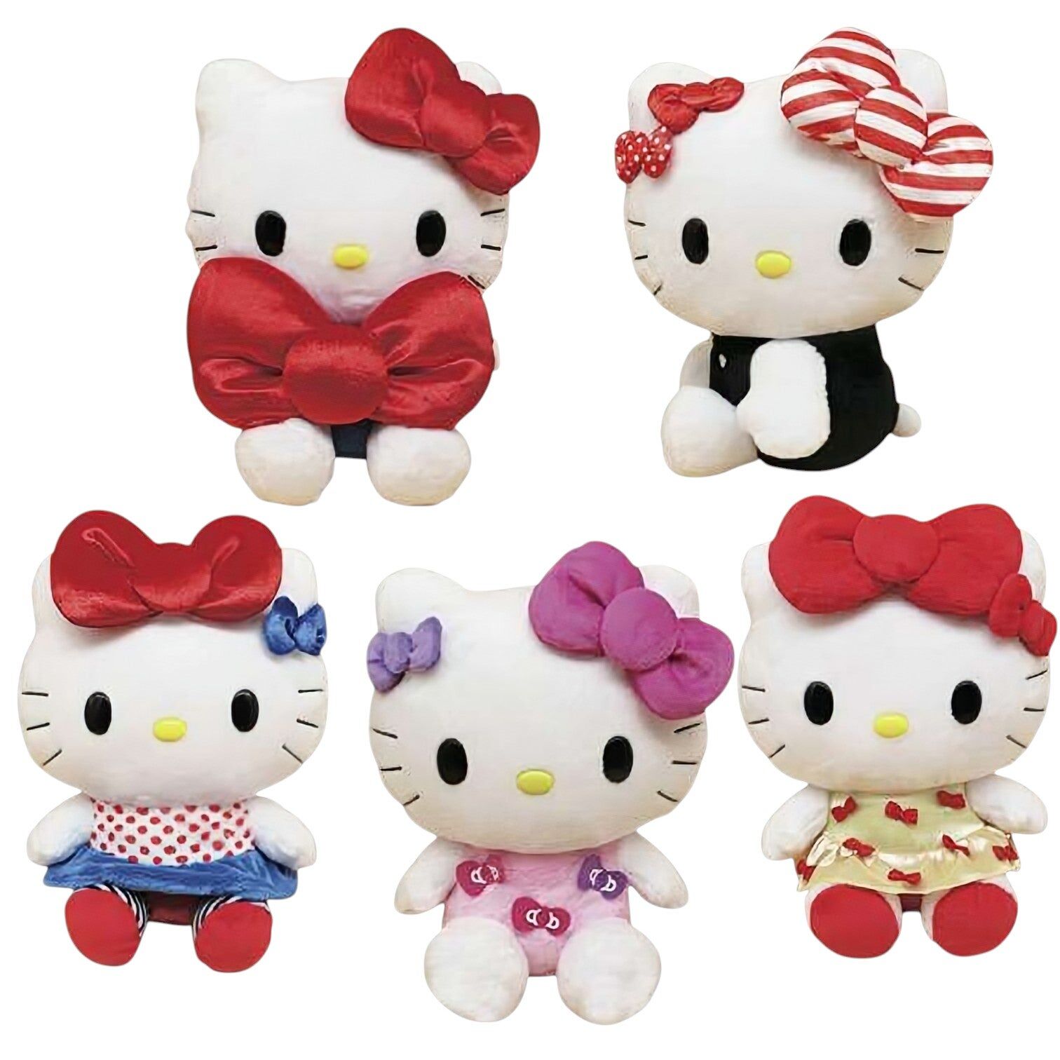 美版 Sanrio Hello Kitty 蝴蝶結造型 公仔