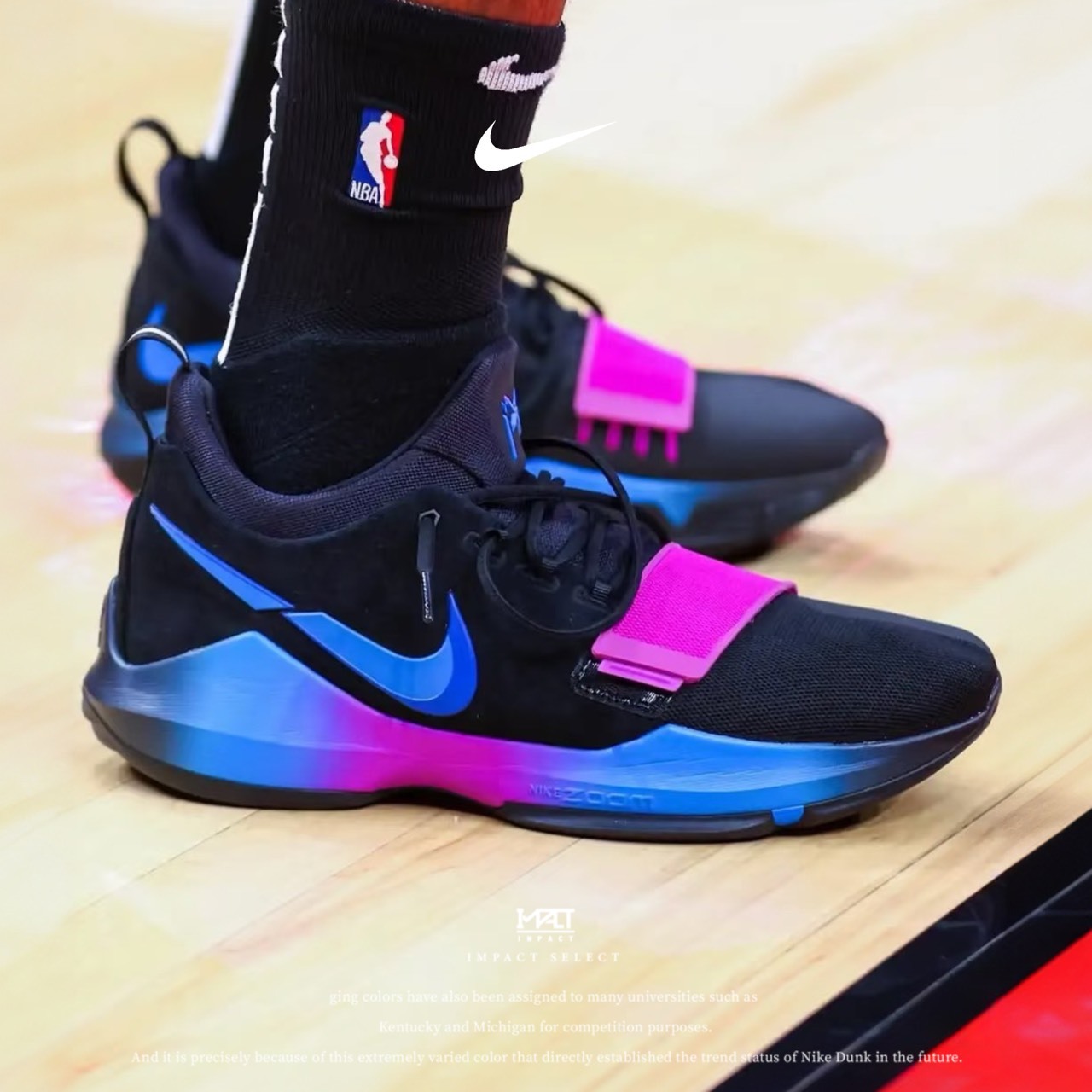 NIKE PG 1 保羅喬治1代 PG1 泡椒 四色 經典復刻