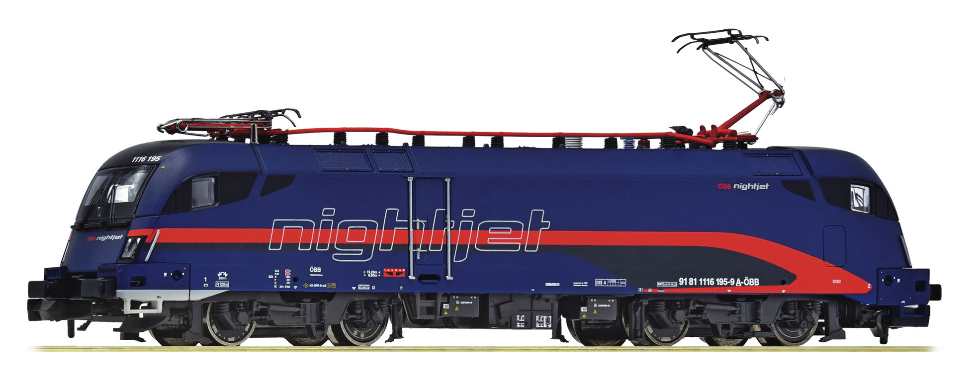 Fleischmann 7570039 Electric locomotive 1116 195-9 "Nightjet", ÖBB