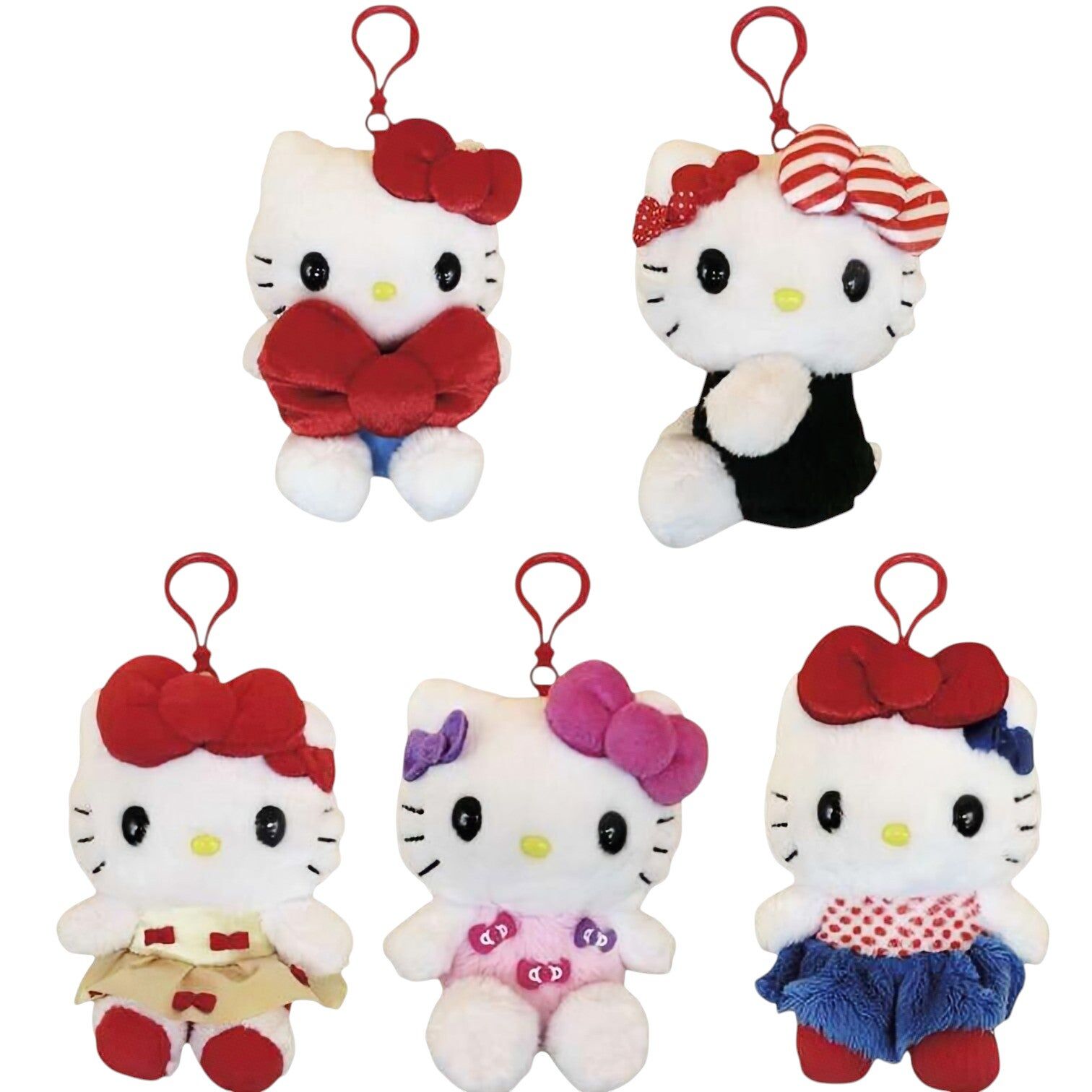 美版 Sanrio Hello Kitty 蝴蝶結造型 公仔匙扣