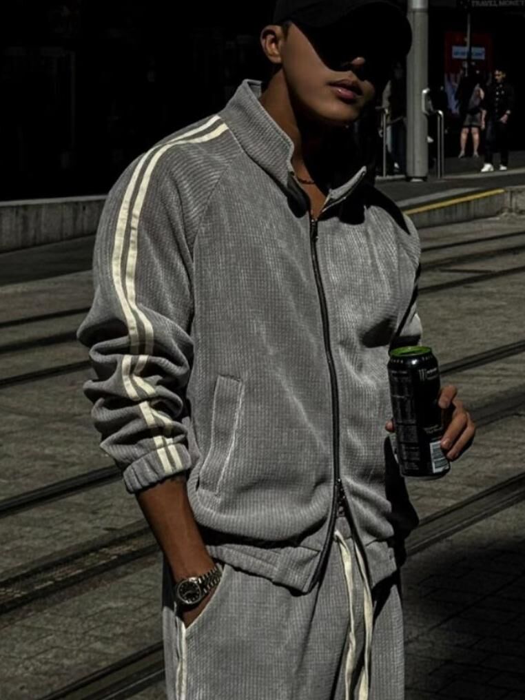 雙間企領拉鍊外套 LBT-002JK