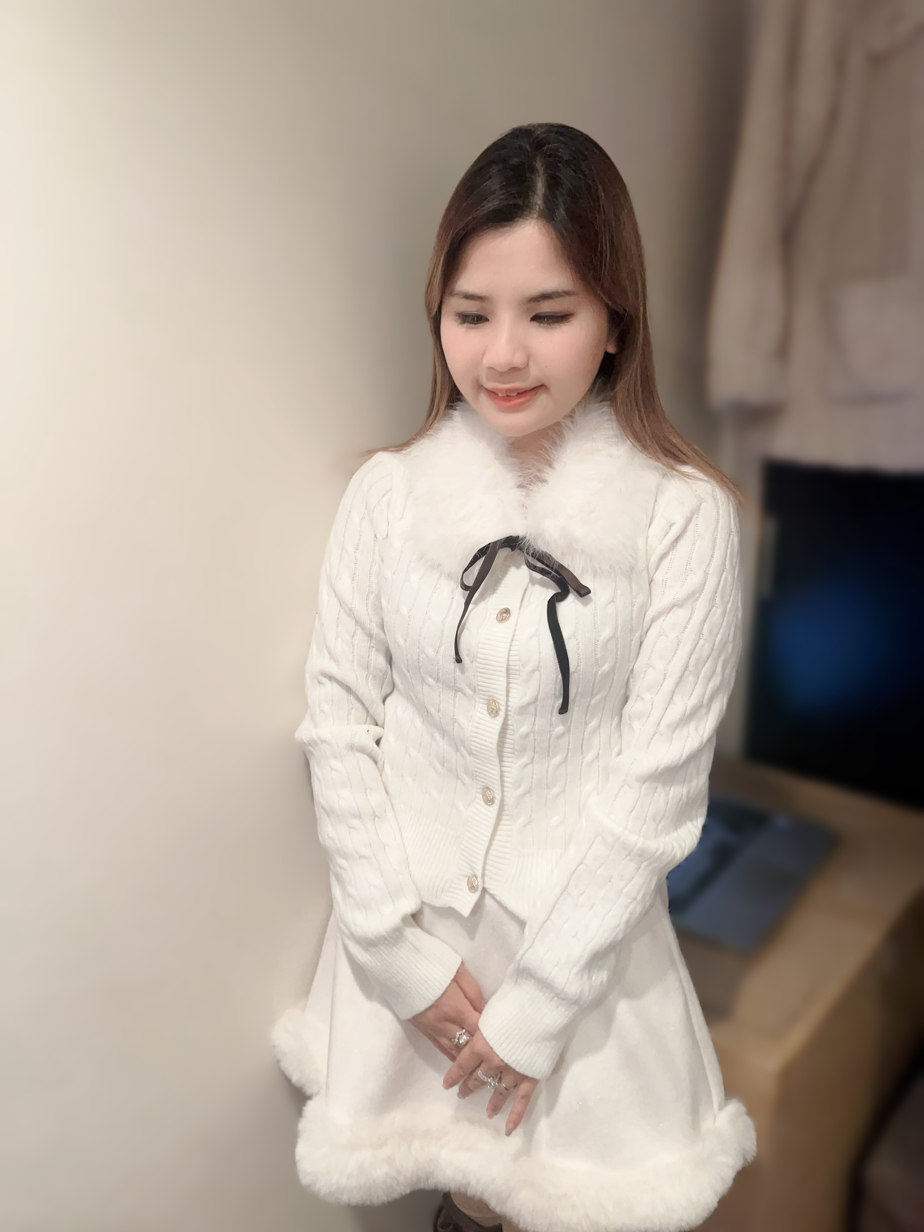 （現貨） JK31   日牌  胸 34-44/  長 18.5 $599  可拆毛毛