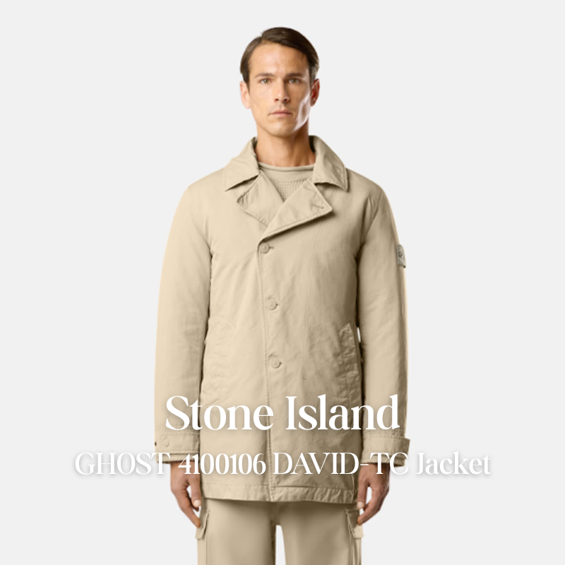 【代購】STONE ISLAND GHOST 4100106 DAVID-TC 成衣染機能外套