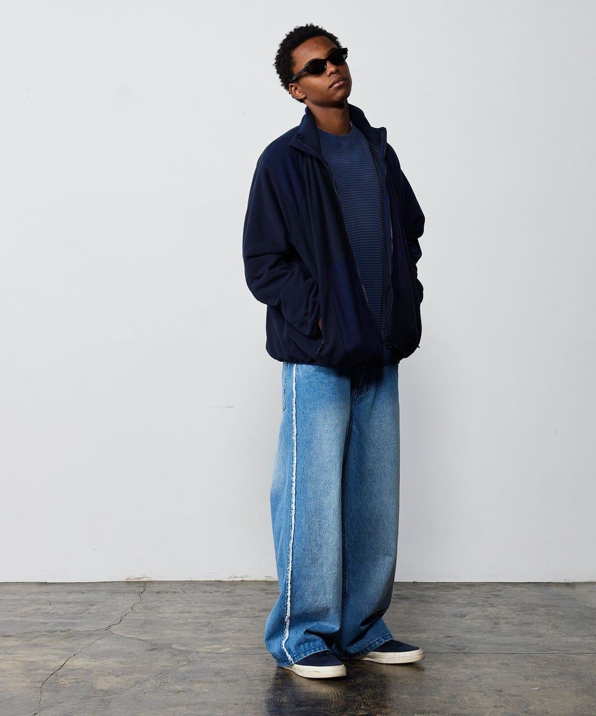 『日本連線中』2025AW BEAMS Wide Straight Fringe Baggy Denim 牛仔 長褲 11-21-1611-791