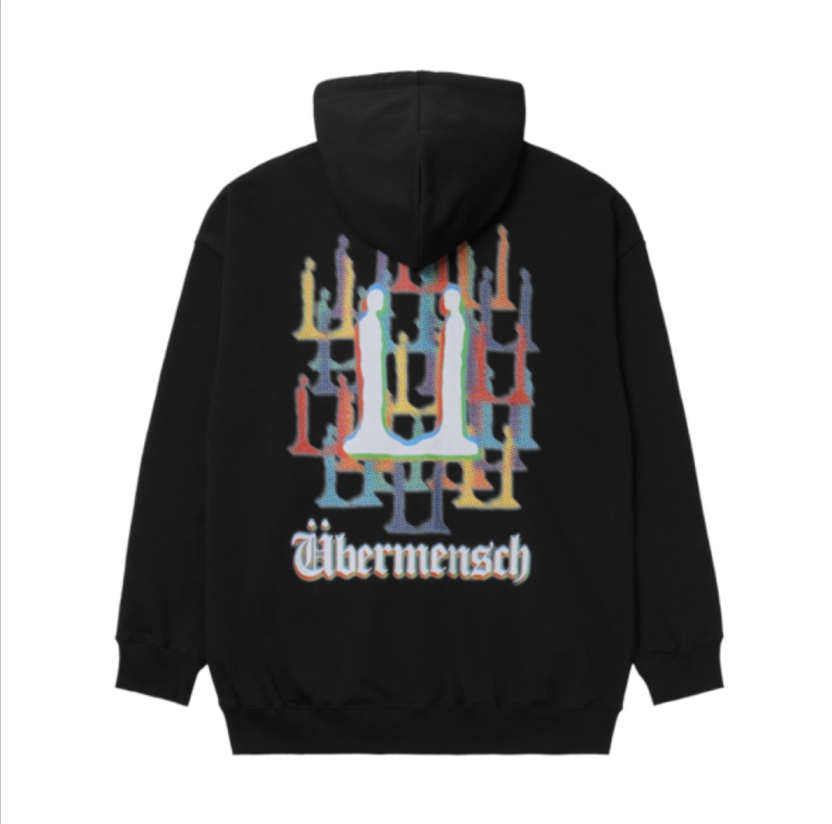 [G-DRAGON Ubermensch] 黑色/燕麥色連帽拉鍊外套