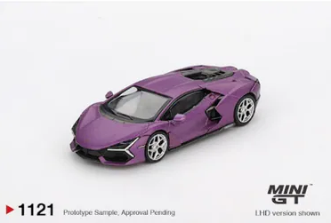 MINI GT1121 Lamborghini Revuelto Viola 30th Matte RHD
