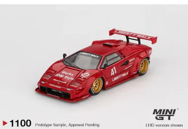 MINI G1100 Lamborghini Countach LB-WORKS Red RHD