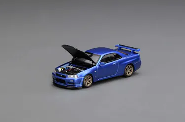 MOTORHELIX NISSAN SKYLINE GT-R R34 NISMO Z-TUNE BAYSIDE BLUE