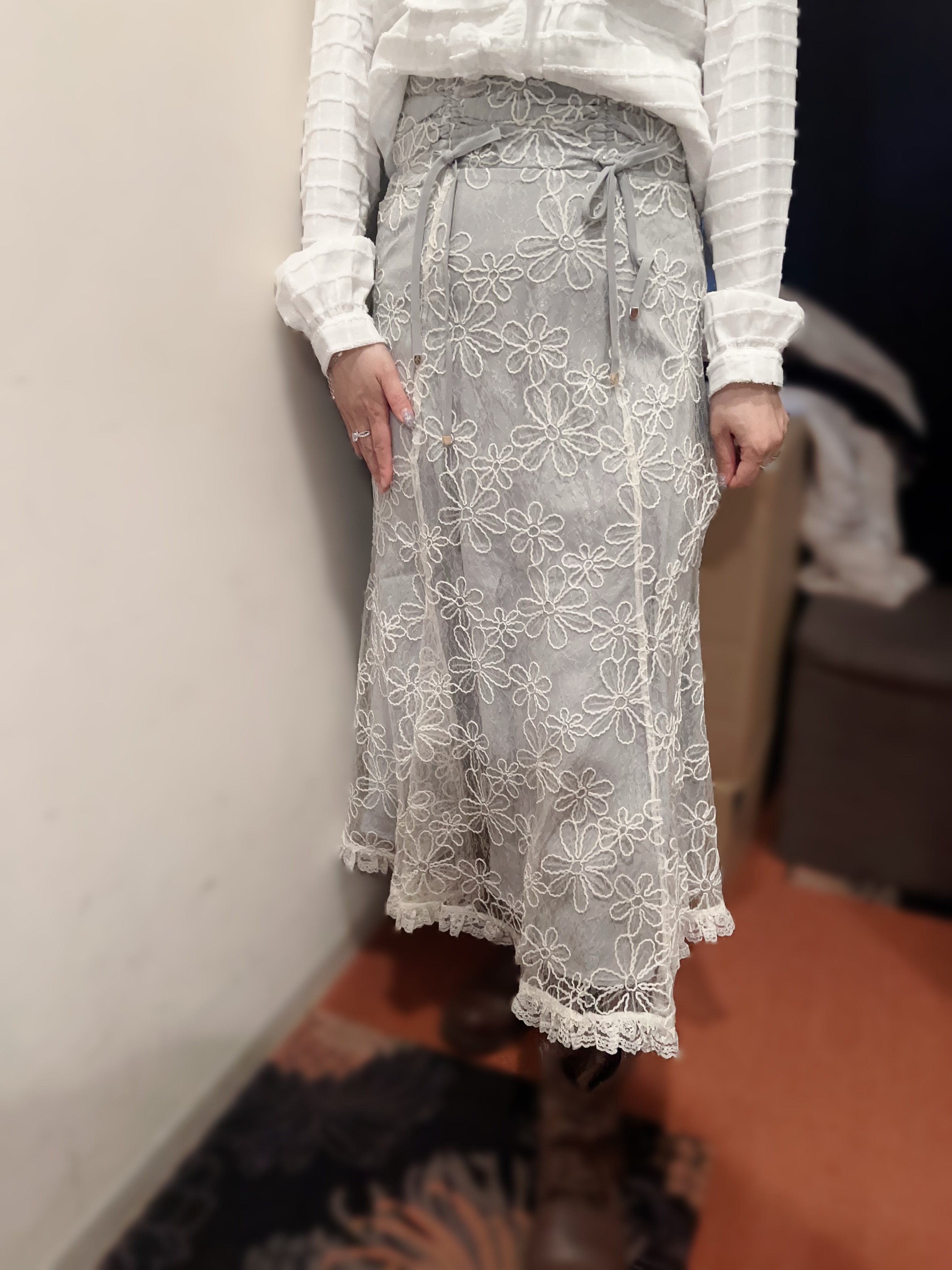 （現貨） JK66 日牌rojita  長魚尾裙   腰25-30 長36  hip56  $679