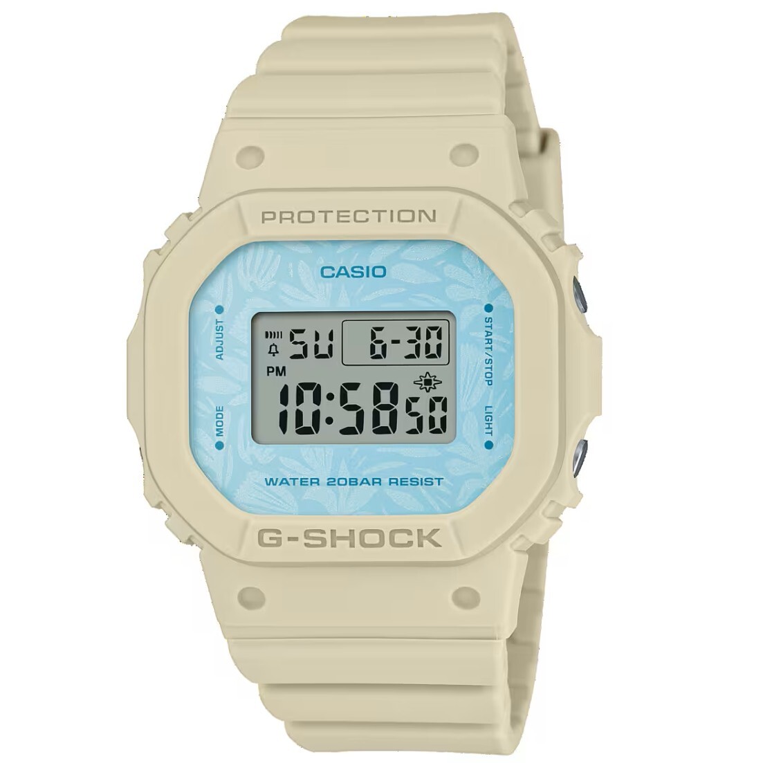 預購款【CASIO 卡西歐】 G-SHOCK 療癒舒適原創經典設計 耐衝擊手錶 GMD-S5600NC-9