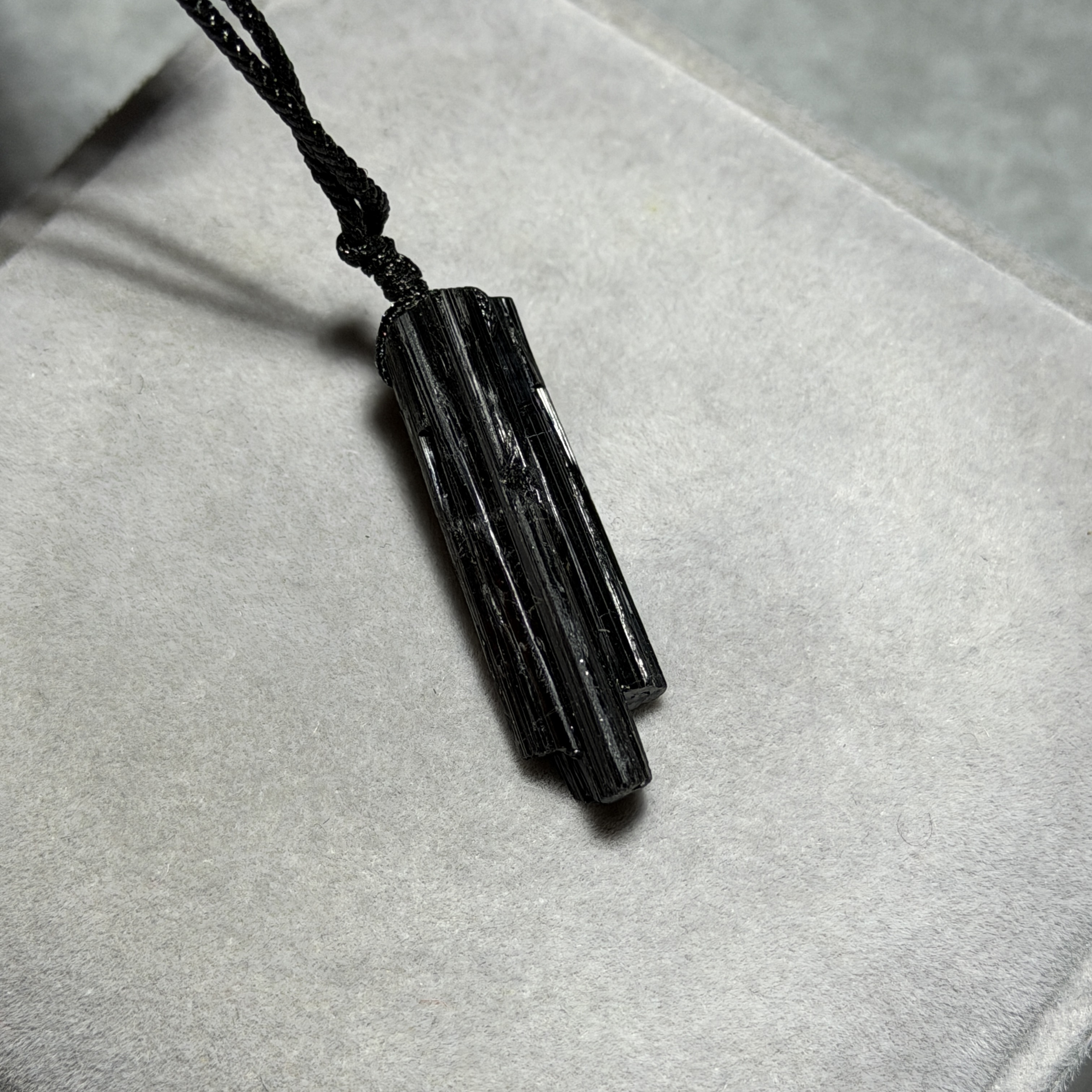 黑碧璽礦標吊墜 TRR1818