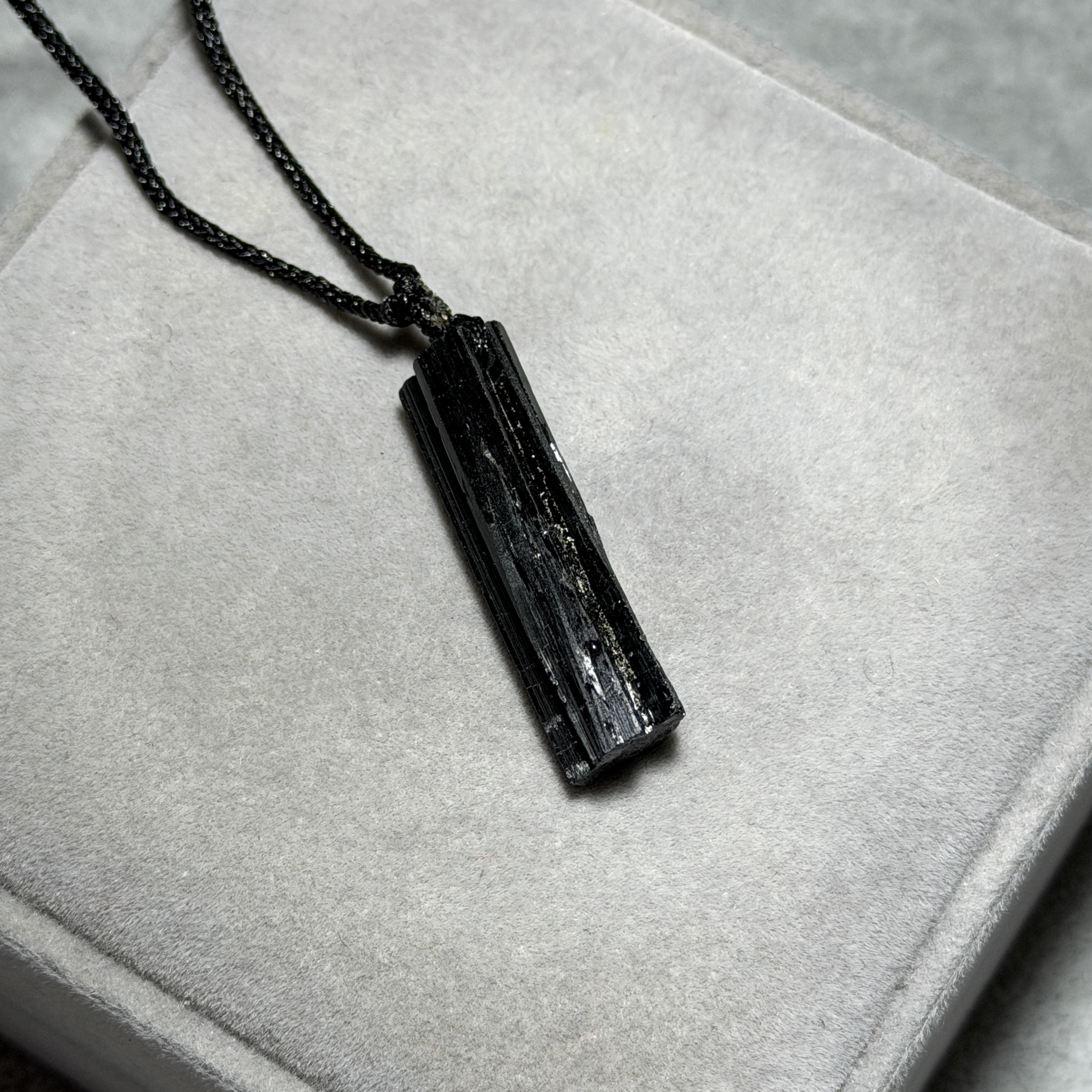 黑碧璽礦標吊墜 TRR1817