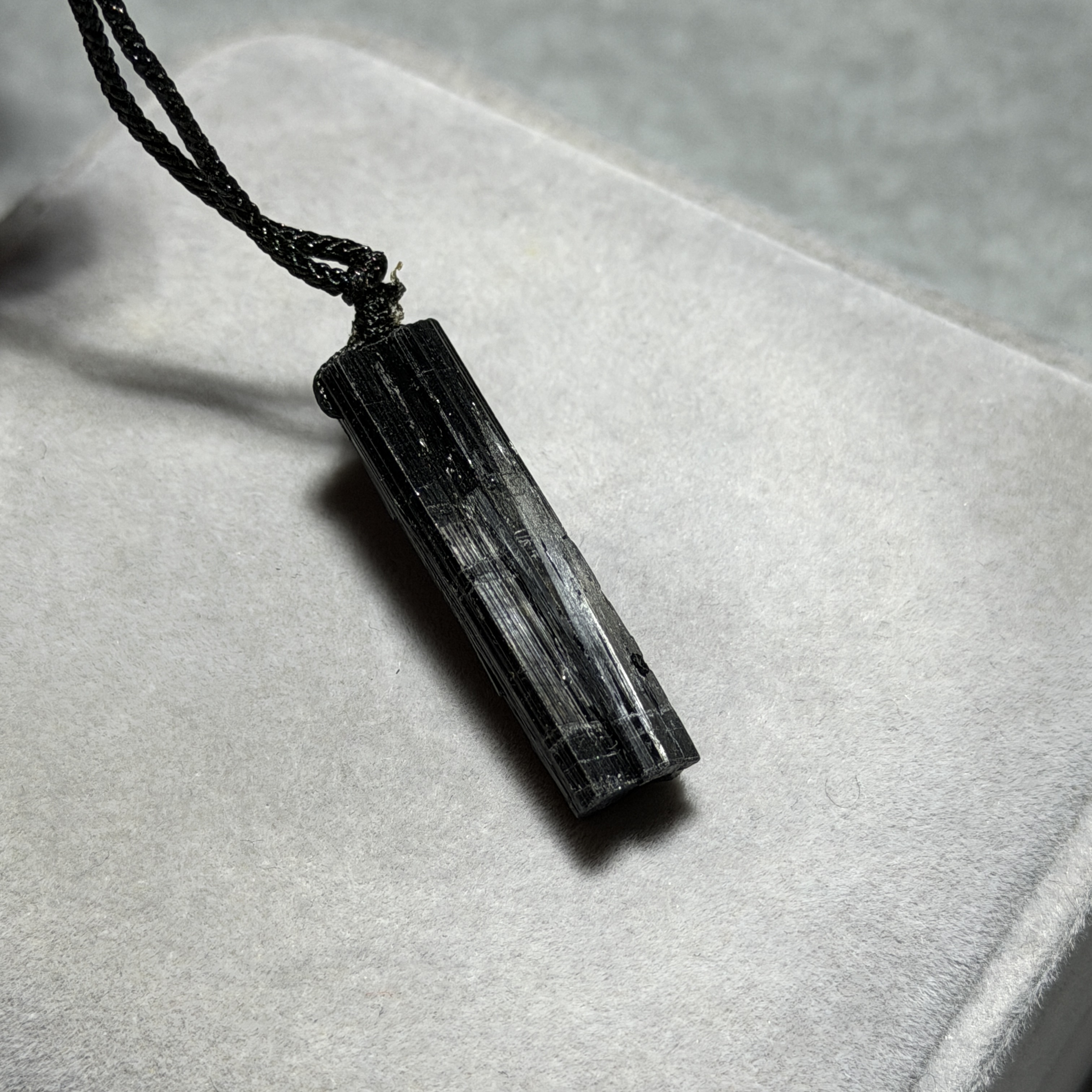 黑碧璽礦標吊墜 TRR1817