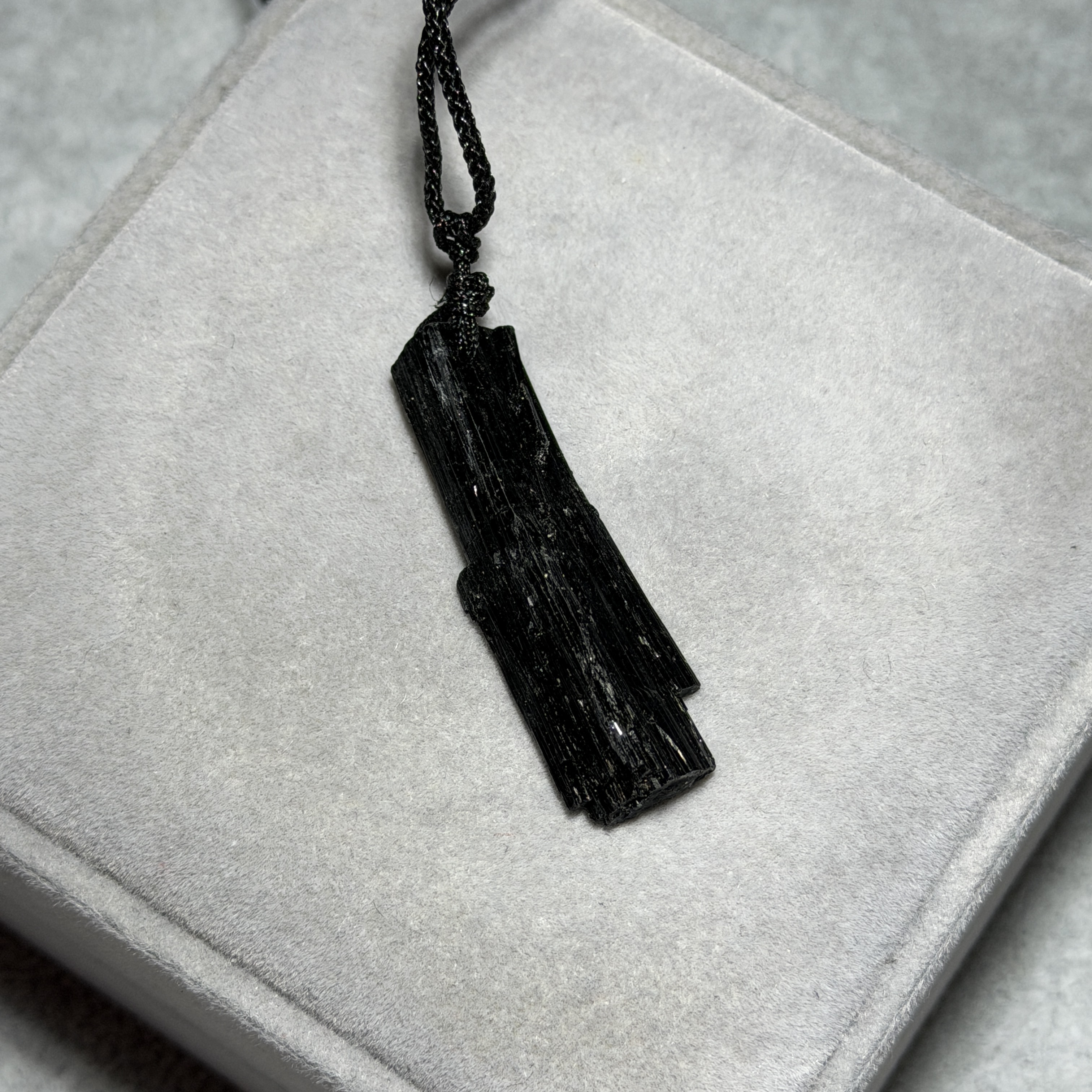 黑碧璽礦標吊墜 TRR1816