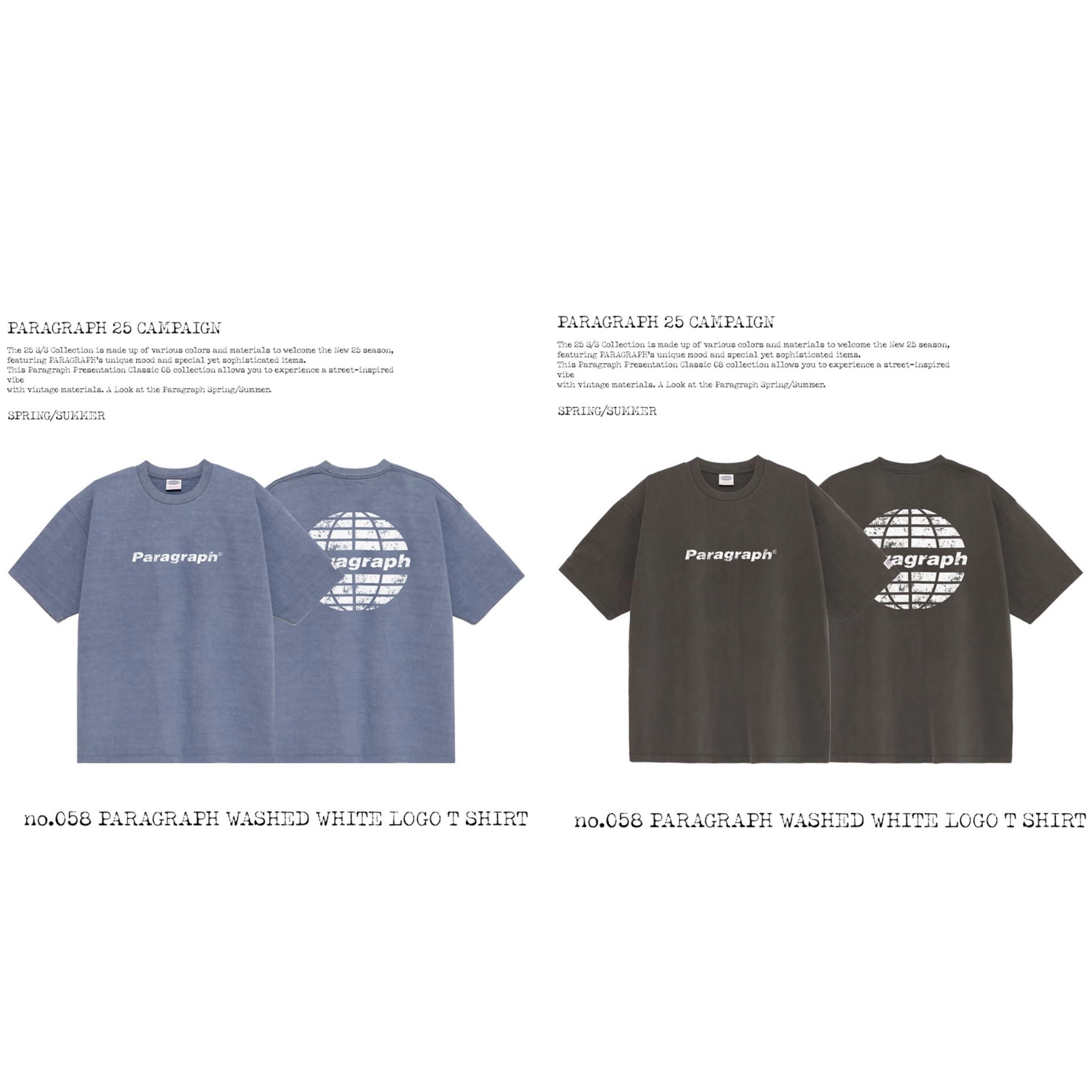 [Paragraph] 水洗做舊短T