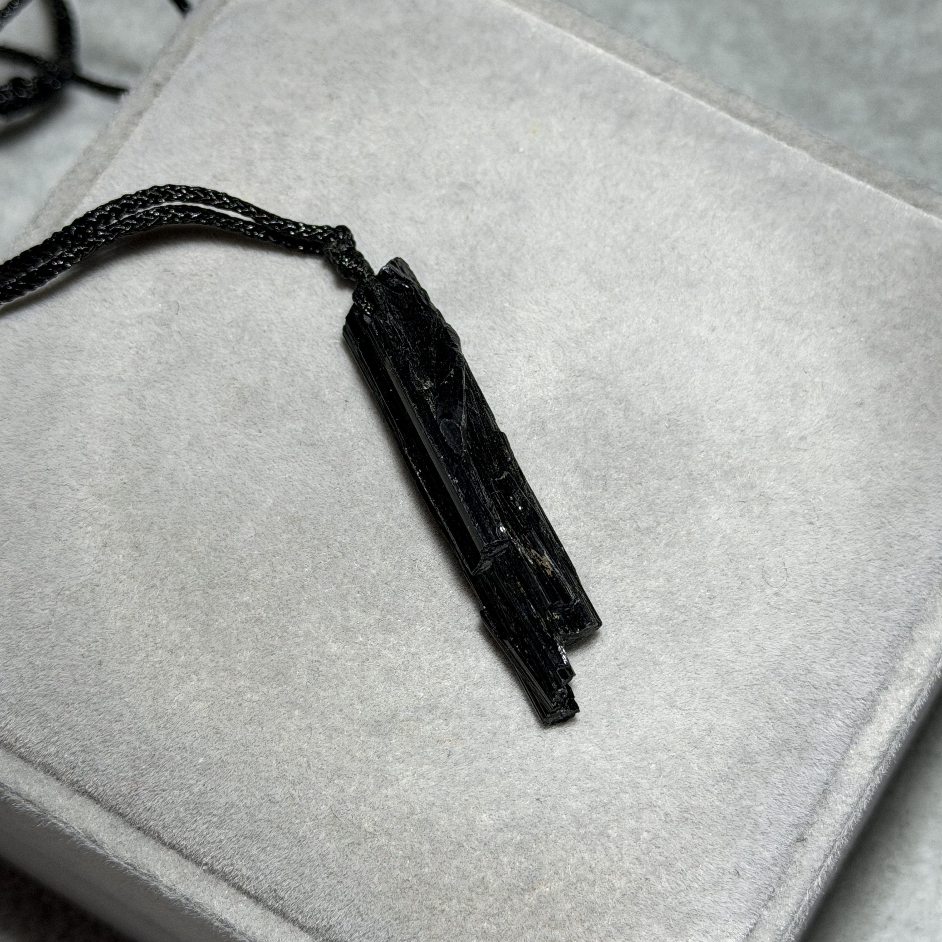 黑碧璽礦標吊墜 TRR1815