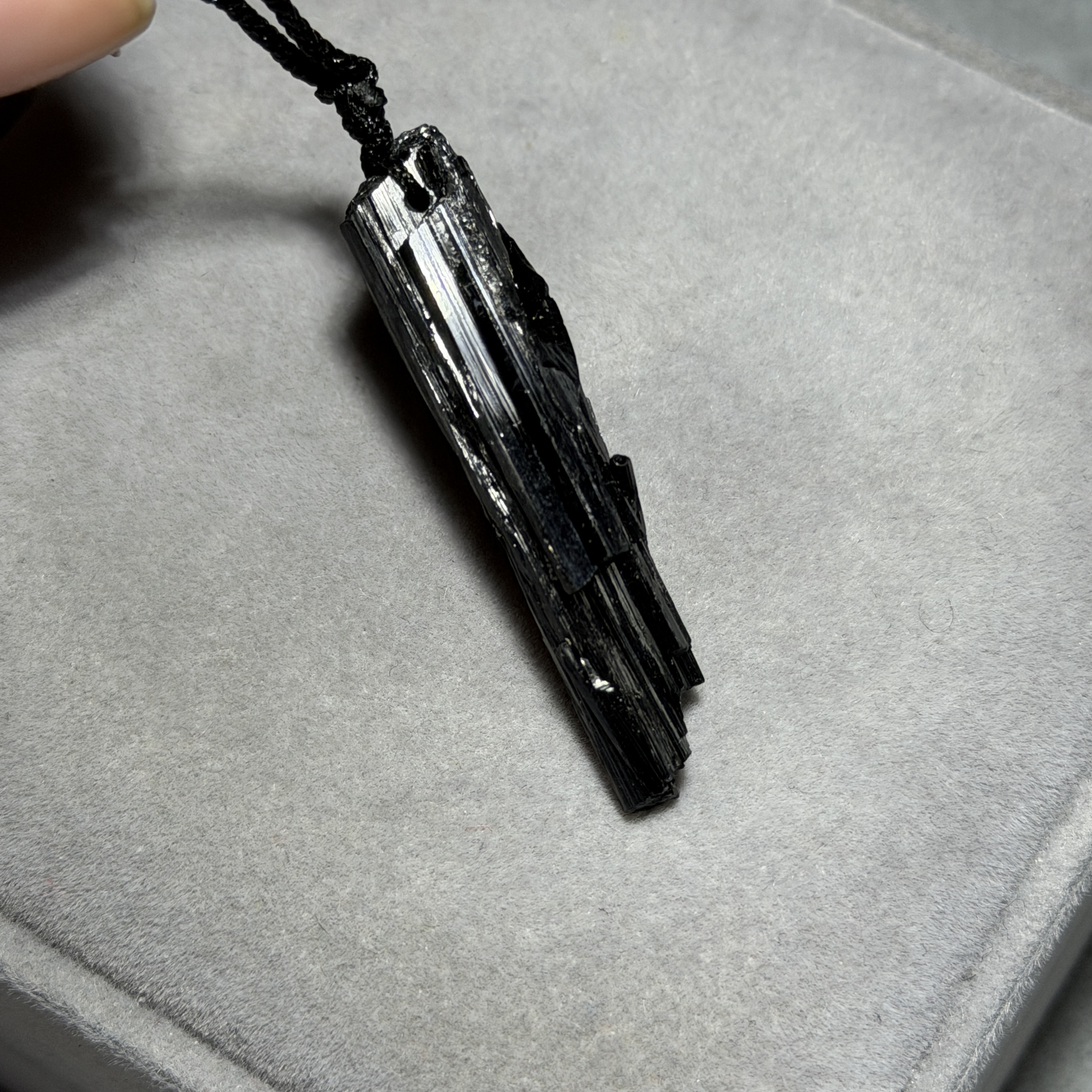 黑碧璽礦標吊墜 TRR1815