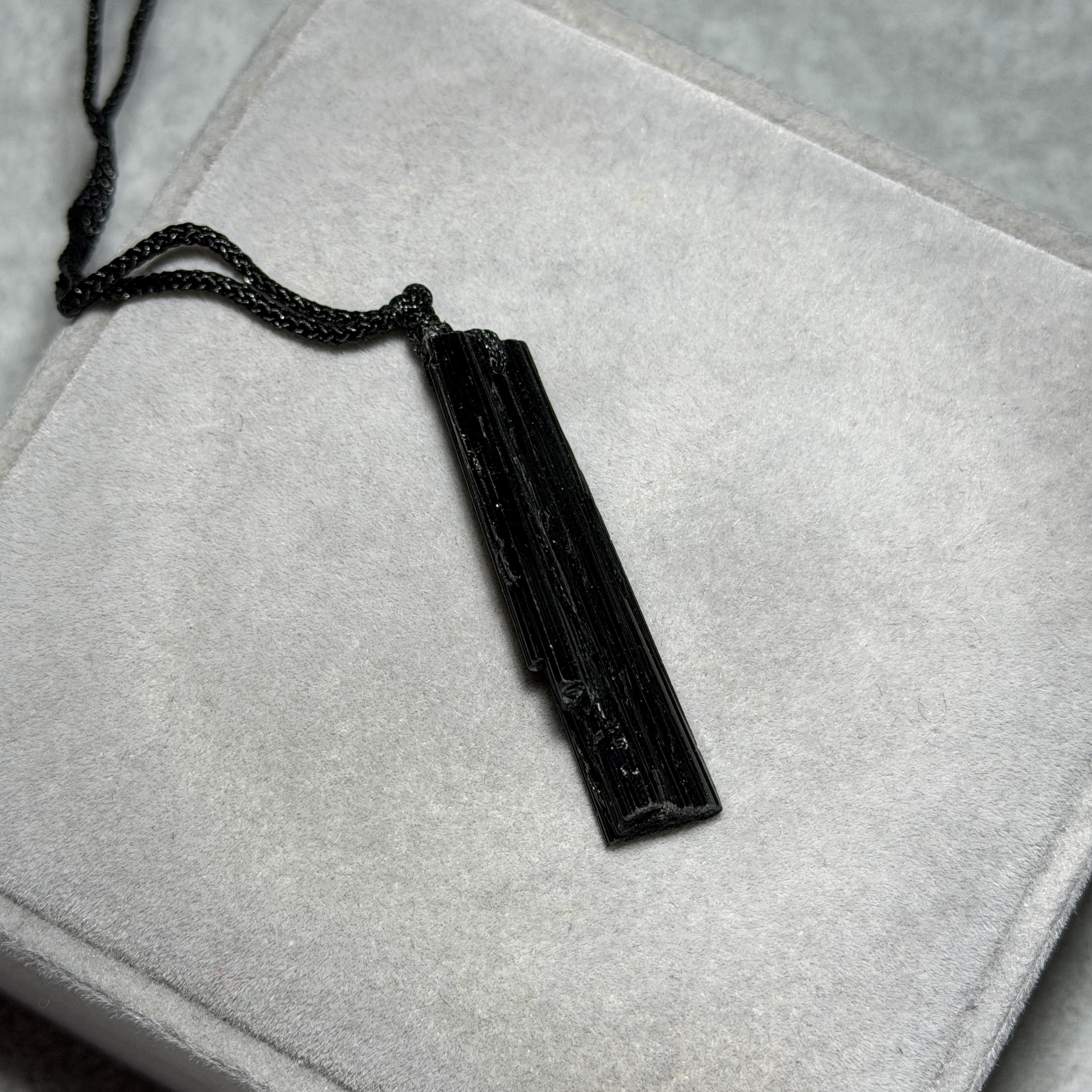 黑碧璽礦標吊墜 TRR1812