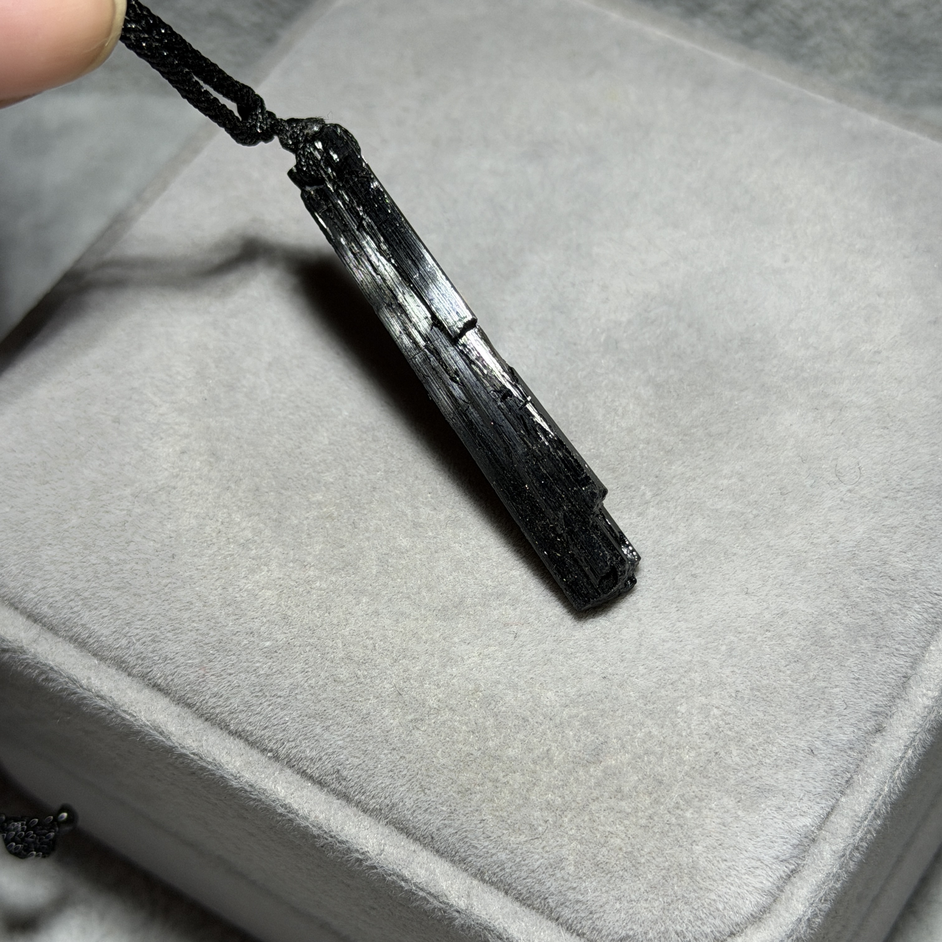 黑碧璽礦標吊墜 TRR1811