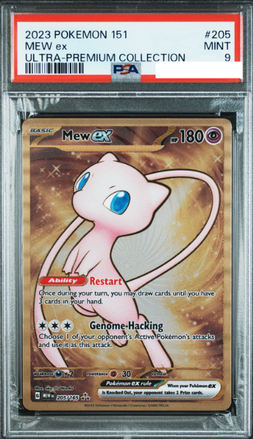 POKEMON ENGLISH MEW EN 205/165 PSA9